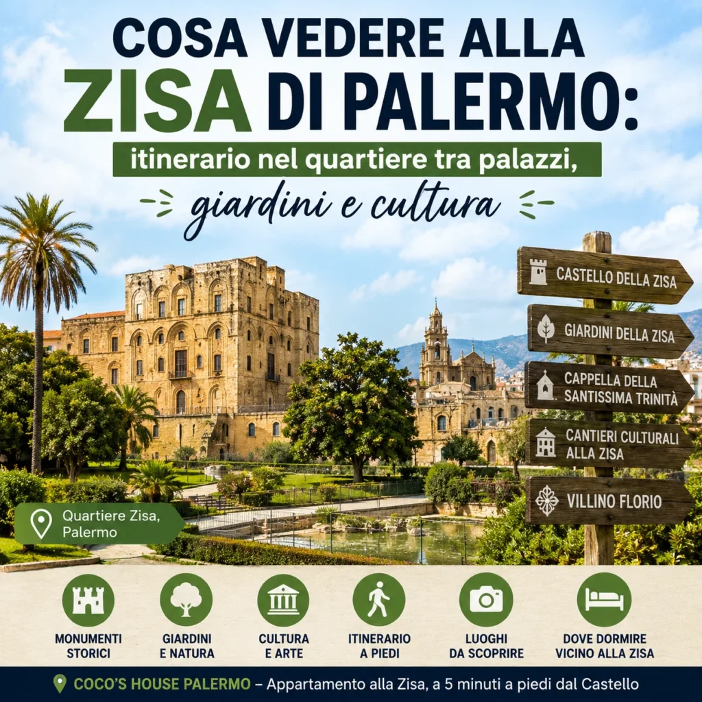 Cosa vedere alla Zisa di Palermo: itinerario nel quartiere